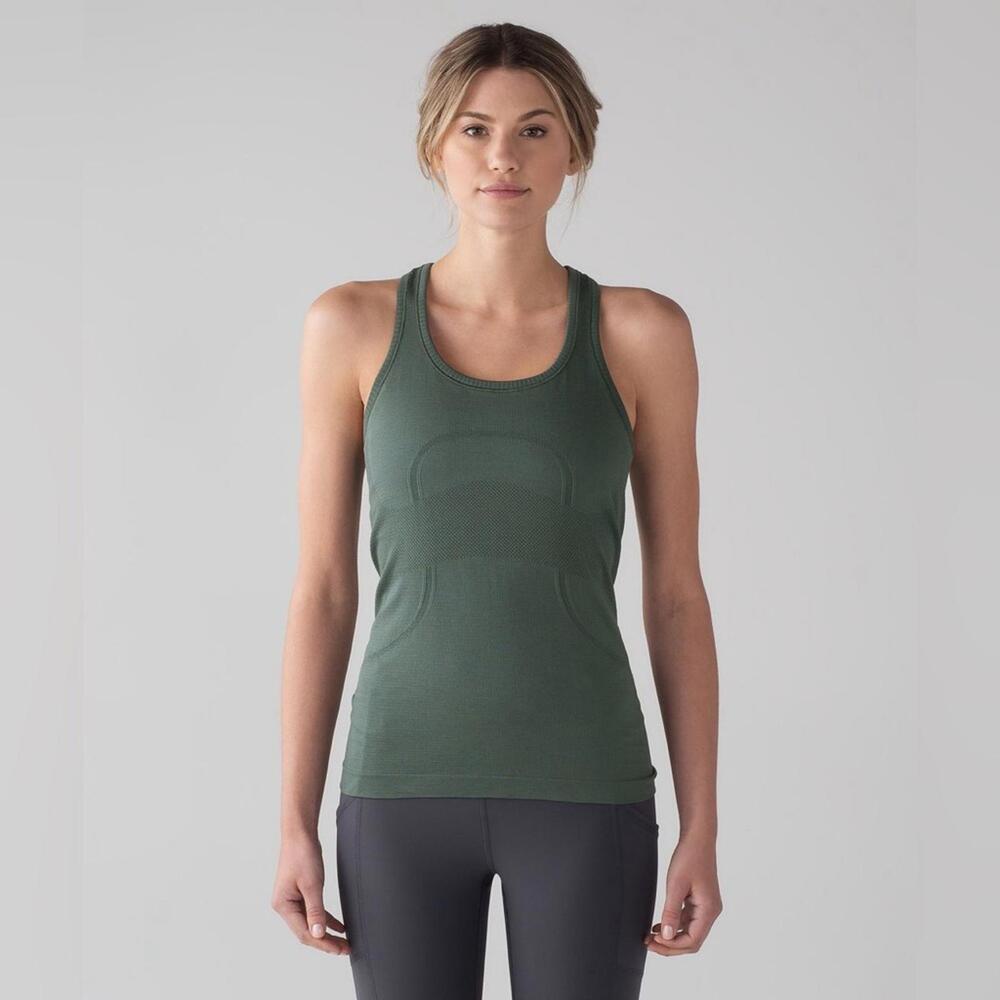 Lululemon Swiftly Tech Racerback - Dark Forest - 4